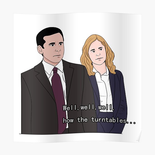 The Office Micheal Scott How The Turntables Poster For Sale By