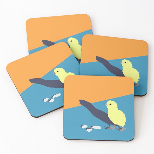 Item preview, Chicky Baby - Saffron & mosaic blue designed and sold by Linda Sholberg.