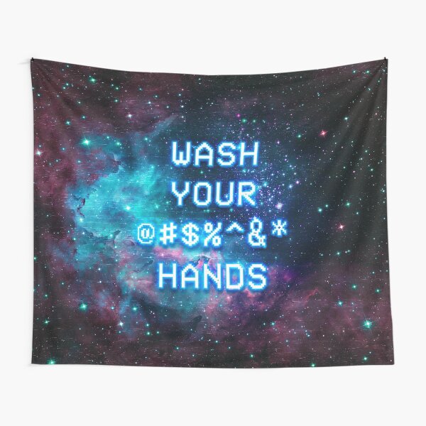 Wash Your @#$%^&* Hands! Tapestry