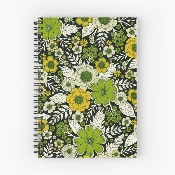Item preview, Modern Yellow & Green Floral Pattern designed and sold by somecallmebeth.
