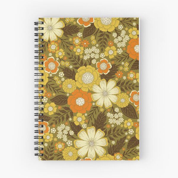 Item preview, 1970s Retro/Vintage Floral Pattern designed and sold by somecallmebeth.