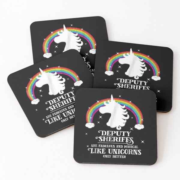 Item preview, Deputy Sheriffs Are Magical Like Unicorns Funny Tshirt Gift designed and sold by David-Warner.