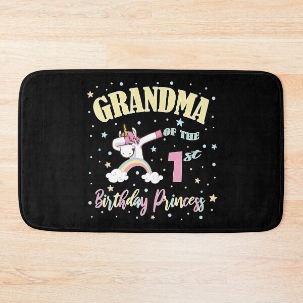 Item preview, Grandma Of The 1st Birthday Princess Unicorn 1 Years Old product designed and sold by Grabitees.