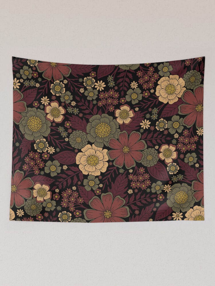 Burgundy tapestry discount