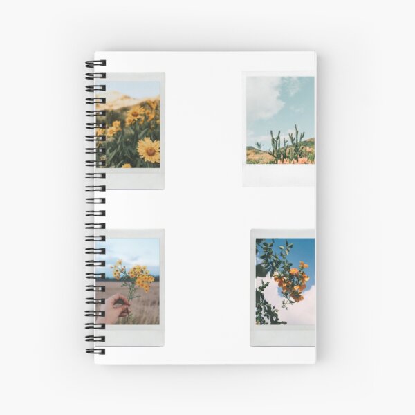 Yellow Aesthetic Spiral Notebooks Redbubble