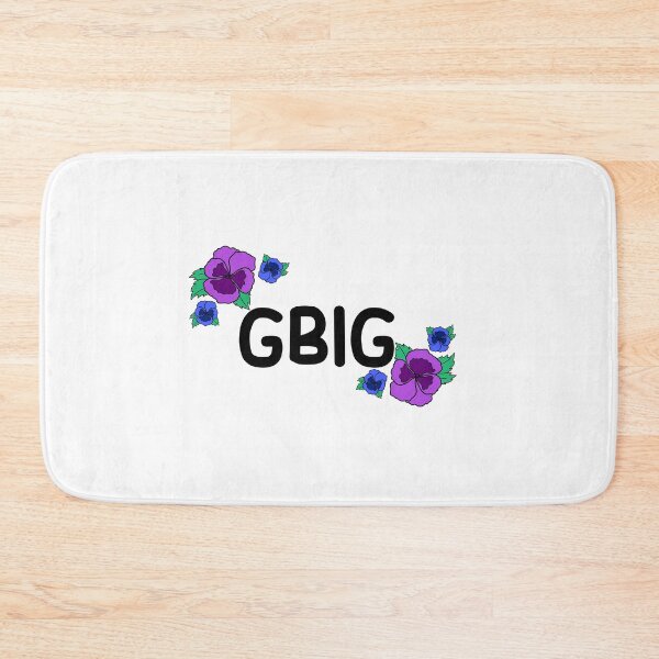 Item preview, gbig big little matching sorority blue and purple flowers  designed and sold by Ella's  Doodles And Designs.