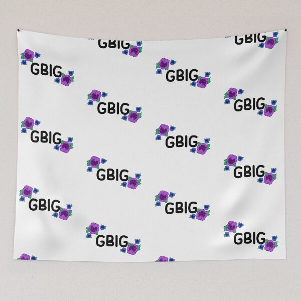 Item preview, gbig big little matching sorority blue and purple flowers  designed and sold by Ella's  Doodles And Designs.