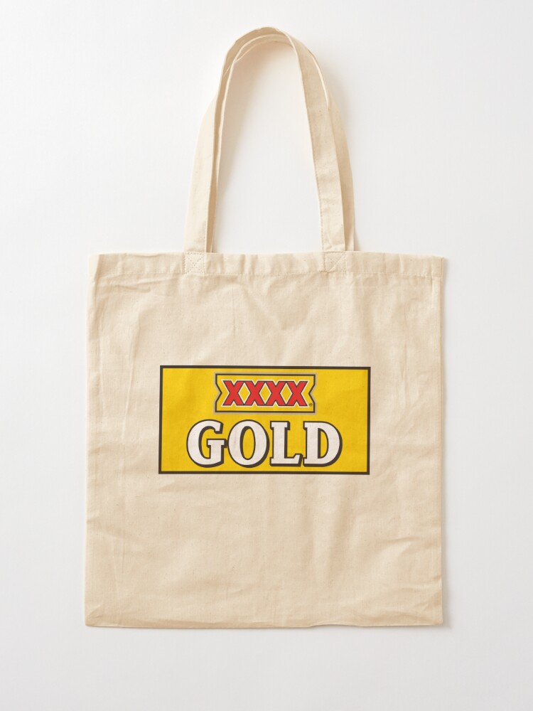 gold tote handbag