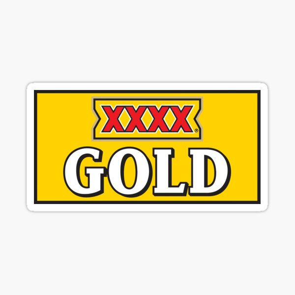 XXXX gold Sticker