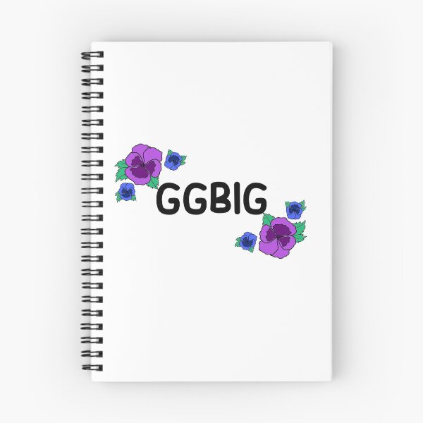 Item preview, ggbig gbig big little matching sorority blue and purple flowers  designed and sold by Ella's  Doodles And Designs.