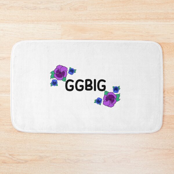 Item preview, ggbig gbig big little matching sorority blue and purple flowers  designed and sold by Ella's  Doodles And Designs.