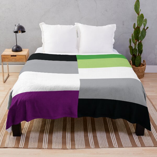 Item preview, Asexual Aromantic Dual Pride Flag designed and sold by asexualowls.