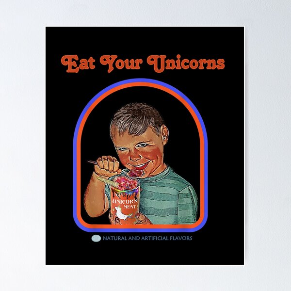 Item preview, Eat Your Unicorn Meat T Shirt designed and sold by David-Warner.