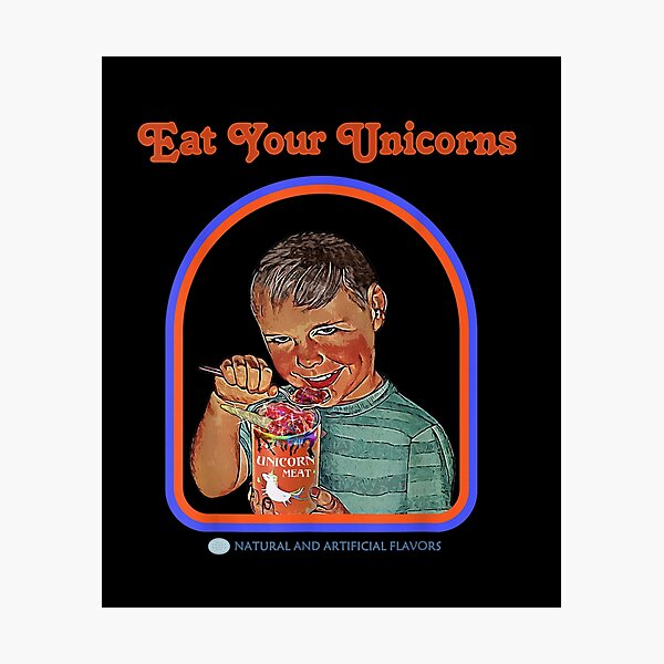 Item preview, Eat Your Unicorn Meat T Shirt designed and sold by David-Warner.