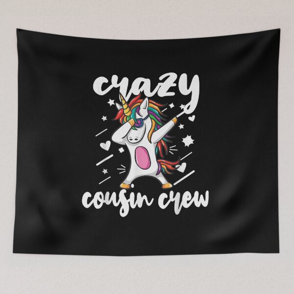 Item preview, Crazy Cousin Crew Tshirt For Kids Dabbing Unicorn Shirt T Shirt designed and sold by JonathanHyde.