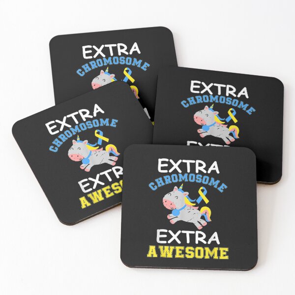 Item preview, Extra Chromosome Extra Awesome Down Syndrome Unicorn T Shirt designed and sold by David-Warner.