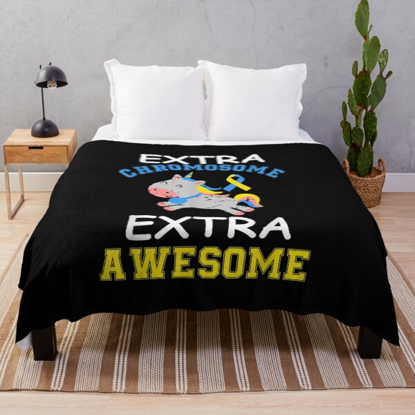 Item preview, Extra Chromosome Extra Awesome Down Syndrome Unicorn T Shirt designed and sold by David-Warner.