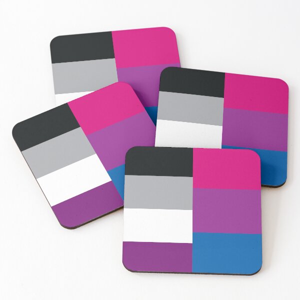 Item preview, Asexual Biromantic Dual Pride Flag designed and sold by asexualowls.
