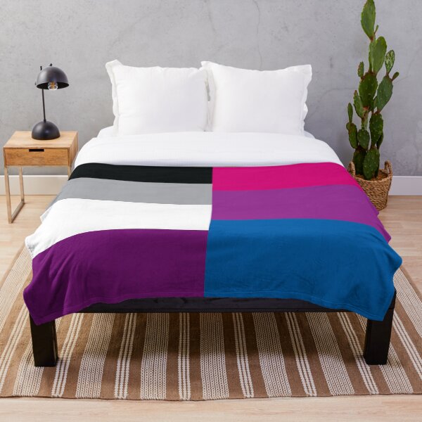 Item preview, Asexual Biromantic Dual Pride Flag designed and sold by asexualowls.