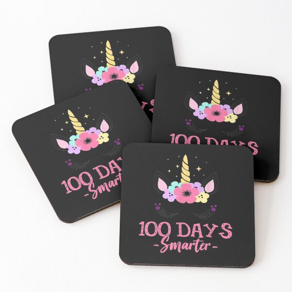 Item preview, Cute 100th Day Of School Unicorn Face 100 Days Smarter T Shirt designed and sold by JonathanHyde.