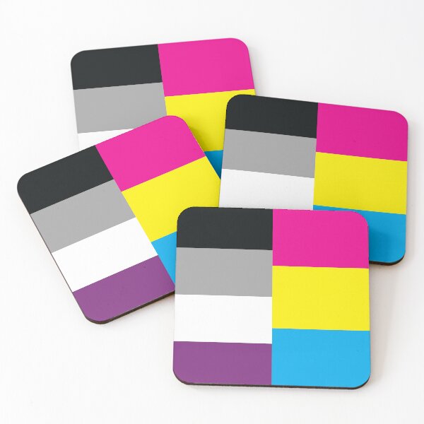 Item preview, Asexual Panromantic Dual Pride Flag designed and sold by asexualowls.