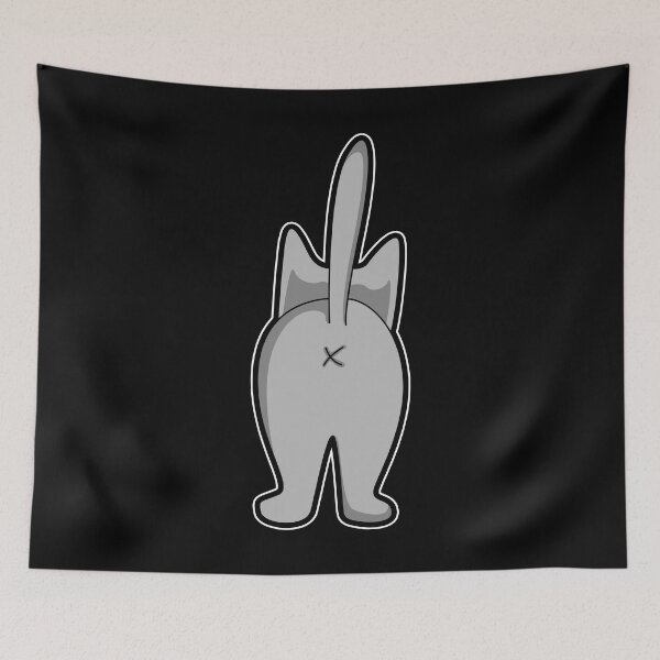 Item preview, Gray cat meow pet cat lover gift designed and sold by redshirtz.
