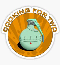 Cooking for two Sticker