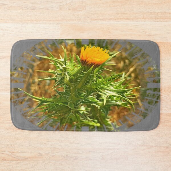 Artikelvorschau, Dornige wilde gelbe Carthamus-Blume von Iritof entworfen und verkauft von iritof.