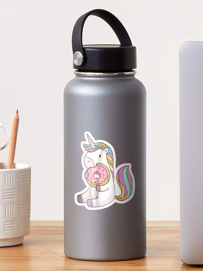 Cute Hungry Unicorn Munching On Yummy Donut T-Shirt Cute Hungry Unicorn Munching On Yummy Donut T-Shirt