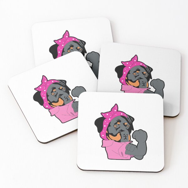 Item preview, Rotweiler Girl dog pet girl woman gift designed and sold by redshirtz.