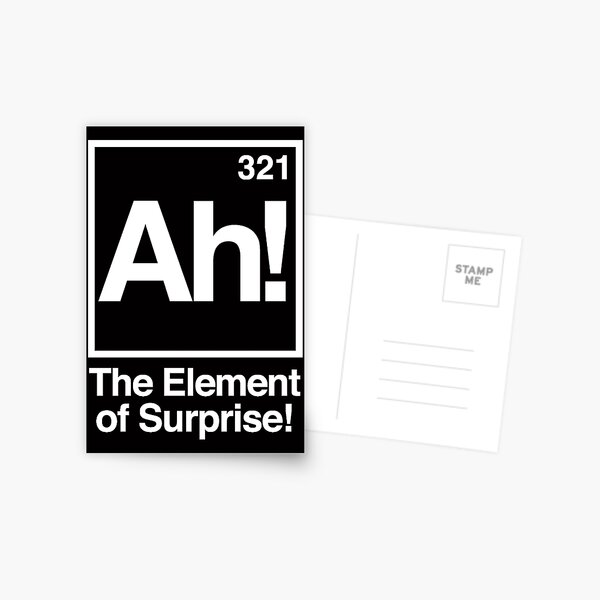 Item preview, The Element of Surprise designed and sold by monsterplanet.