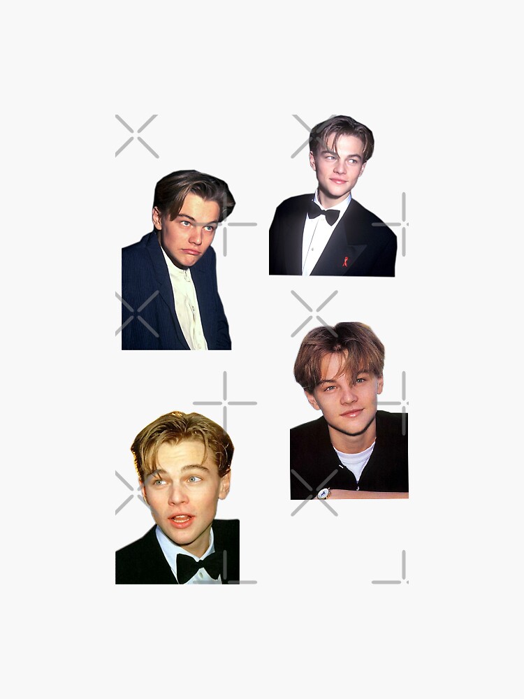 "young leonardo dicaprio sticker" Sticker for Sale by lvnfaith Redbubble