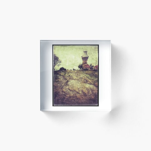 Lighthouse Grainy Acrylic Block