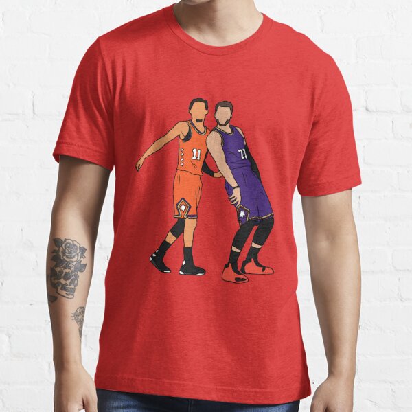 Trae Young And Luka Doncic Half Court Shot Essential T-Shirt for Sale by  RatTrapTees