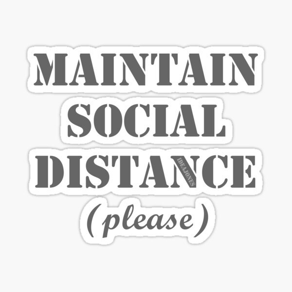 Item preview, Maintain Social Distance designed and sold by IdeaJones.