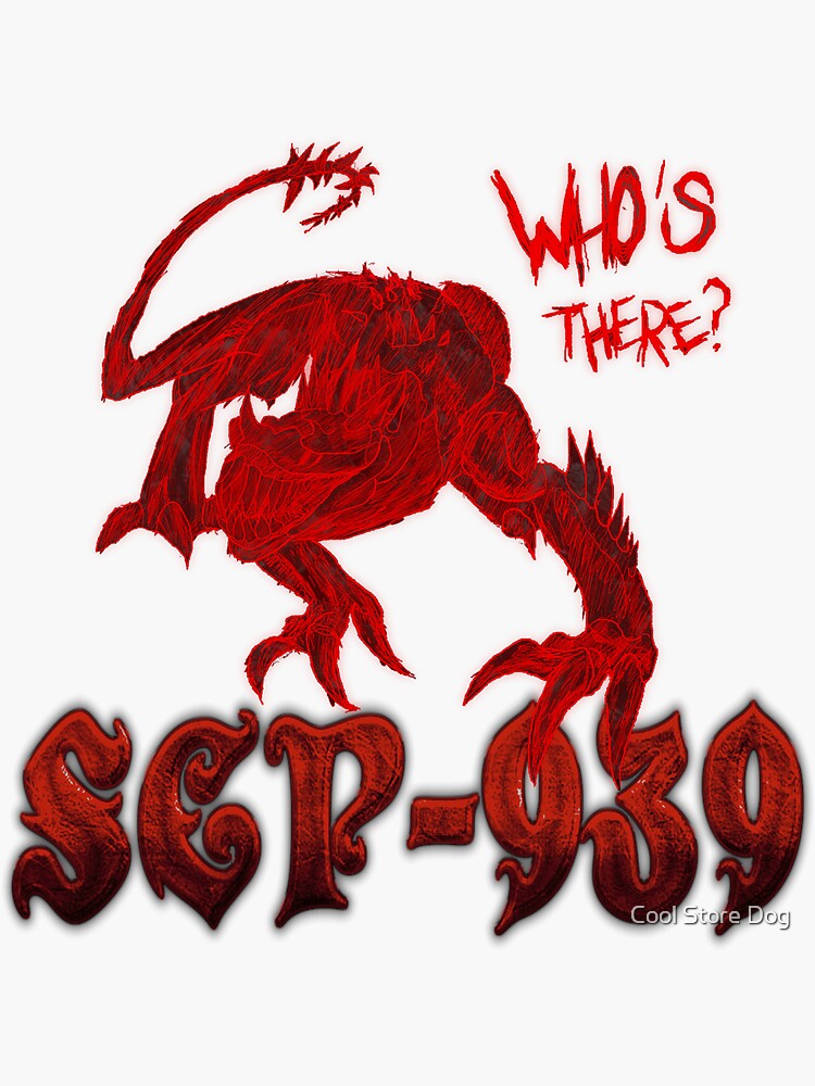 SCP 939 Sticker for Sale by StandleyCorin