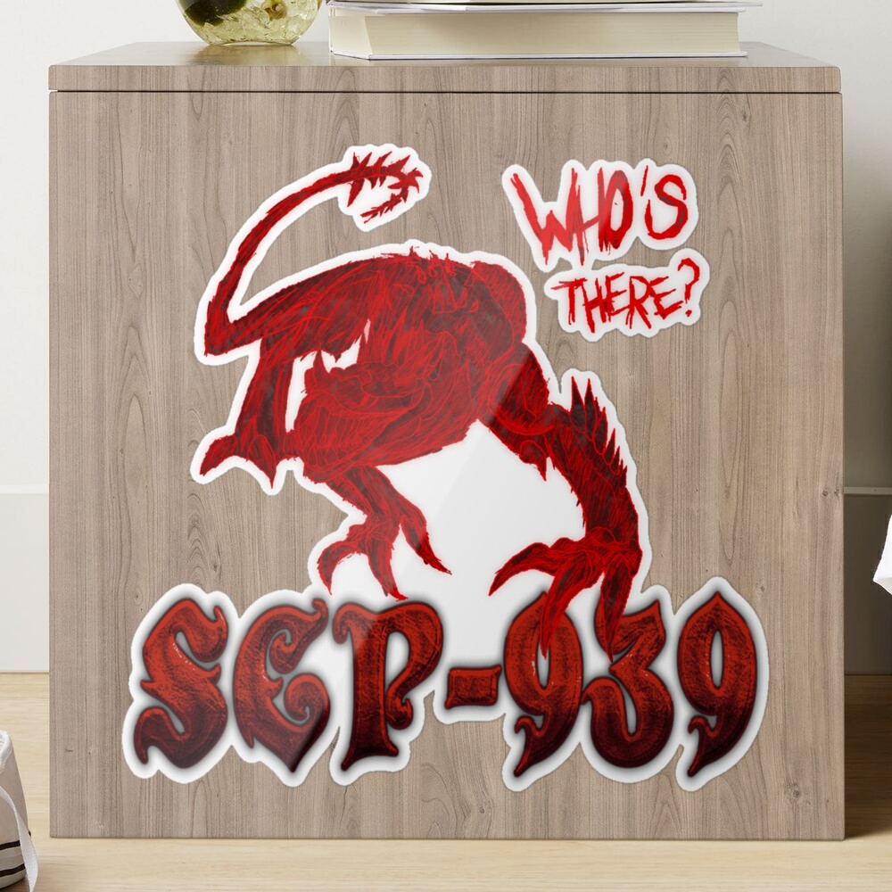 Plush SCP-939 sticker Sticker for Sale by AgentKulu