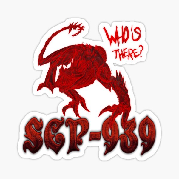 SCP 939 With Many Voices Sticker SCP Foundation Chibi -  in 2023