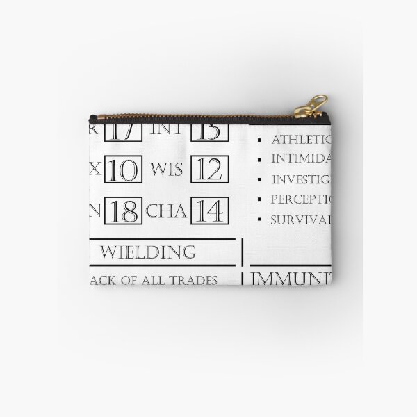 Item preview, Husband Stats - Character Sheet - Black designed and sold by EchoTheBard.
