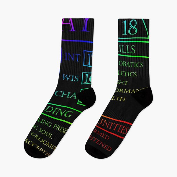 Item preview, Gay Stats - Character Sheet - Rainbow designed and sold by EchoTheBard.