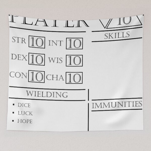 Item preview, Player Stats - Character Sheet - Black designed and sold by EchoTheBard.