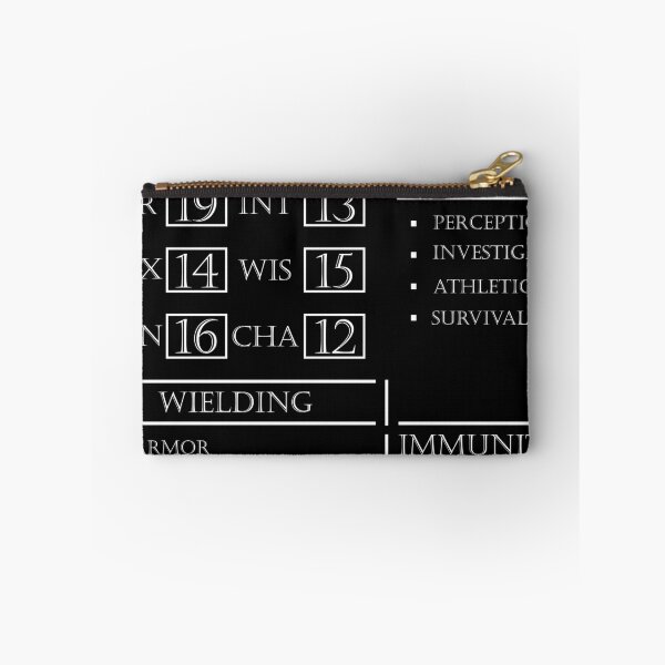 Item preview, Firefighter Stats - Character Sheet - White designed and sold by EchoTheBard.
