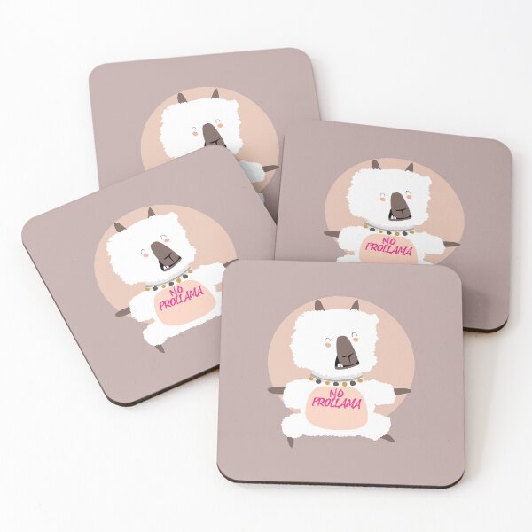 Item preview, Funny Kawaii Cute No Prollama Llama designed and sold by EvaWolf.