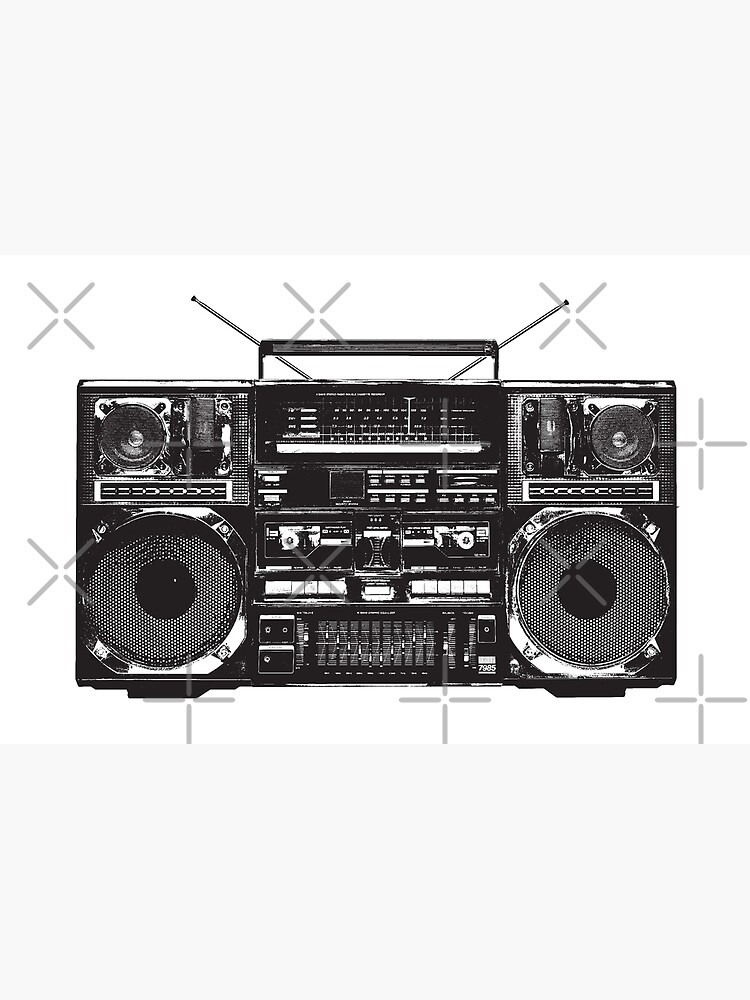 Boombox Ghetto Blaster by monsterplanet