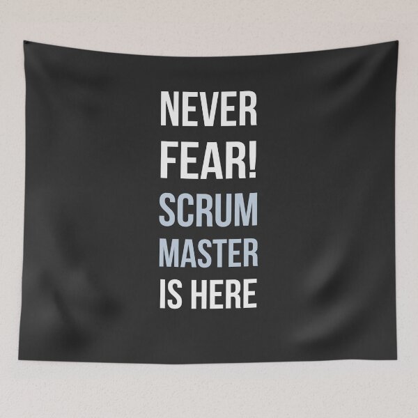 Item preview, Developer Never Fear The Scrum Master is Here designed and sold by bliptee.