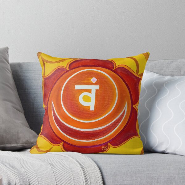 Sacral Chakra 2 Throw Pillow