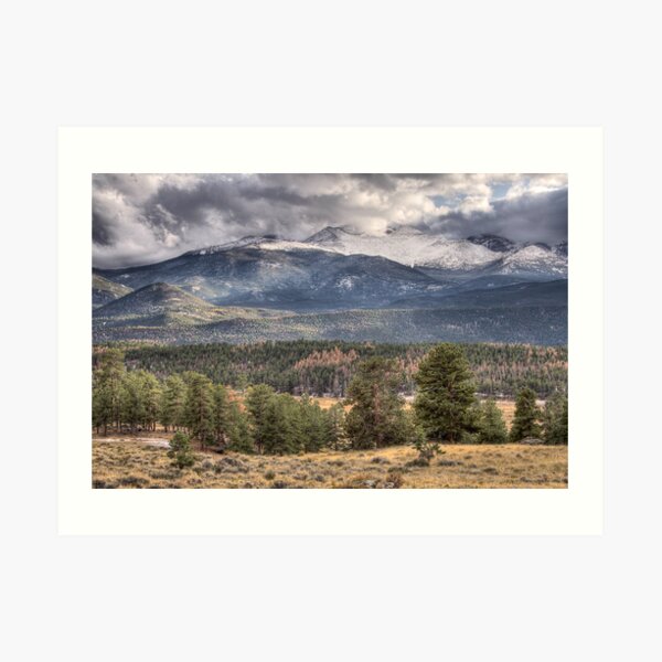 Rocky Mountain Cloudscape Art Print