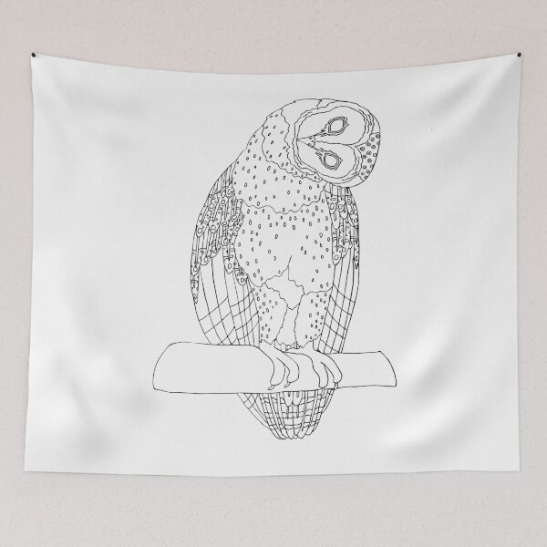 Item preview, Barn Owl designed and sold by nolessjess.