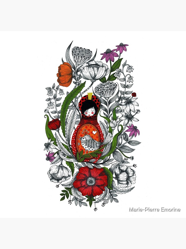 « AU MILIEU DES FLEURS » par MariePommette