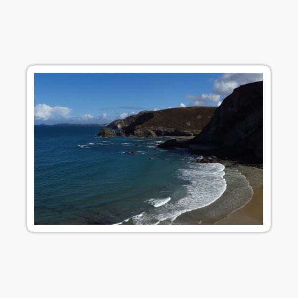 Trevaunance Cove, St Agnes Sticker